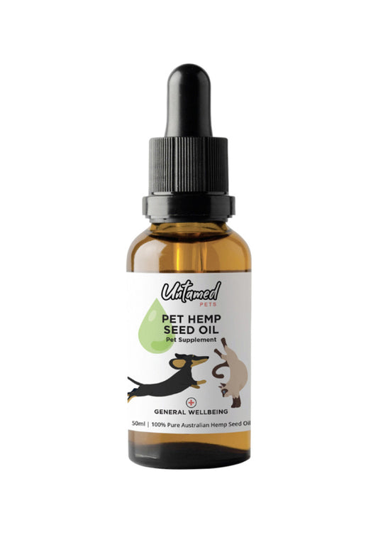 Untamed Pets Pet Hemp Seed Oil 50ml