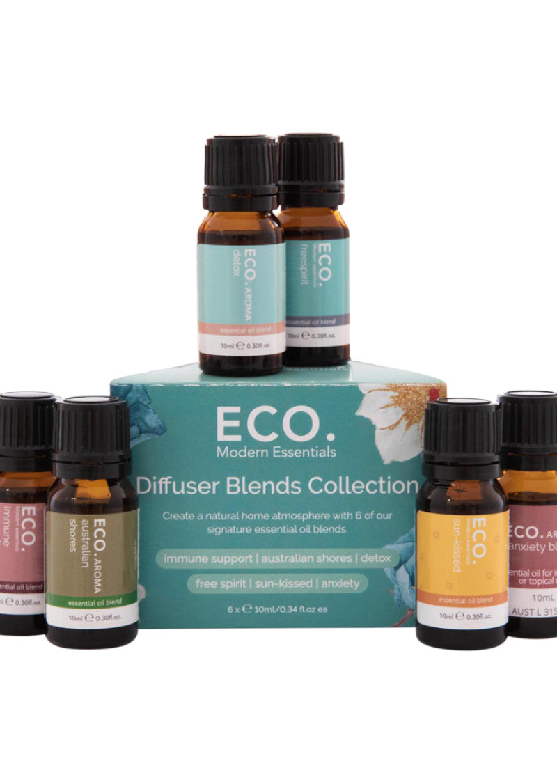 ECO Mod Ess Essential Oil Collection Diffuser Blends 10ml x 6 Pack