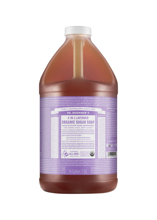 Dr. Bronner's Organic Sugar Soap Lavender Refill 1.9l