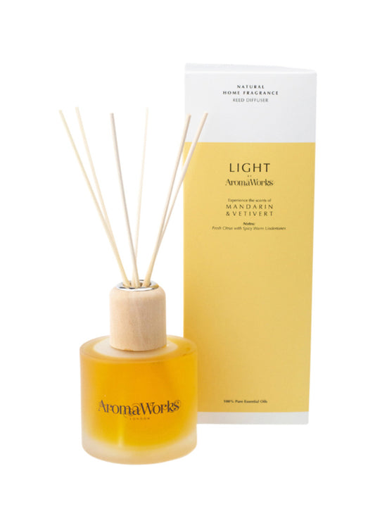 AromaWorks Light Reed Diffuser Mandarin and Vetivert 200ml