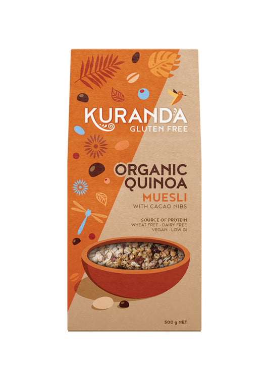 Kuranda Glut Free Muesli Organic Quinoa 500g