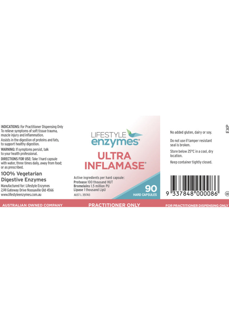 Lifestyle Enzymes Ultra Inflamase 90c