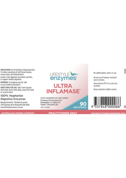 Lifestyle Enzymes Ultra Inflamase 90c