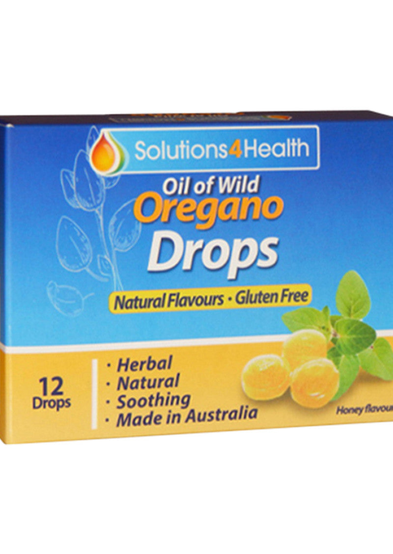 Solut 4 Health Oil Wild Oregano Drops Honey x 12 Pack