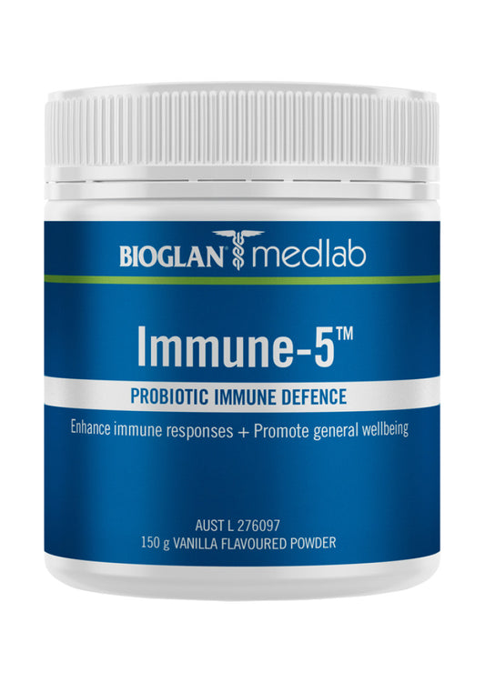 Bioglan Medlab Immune5 Vanilla 150g