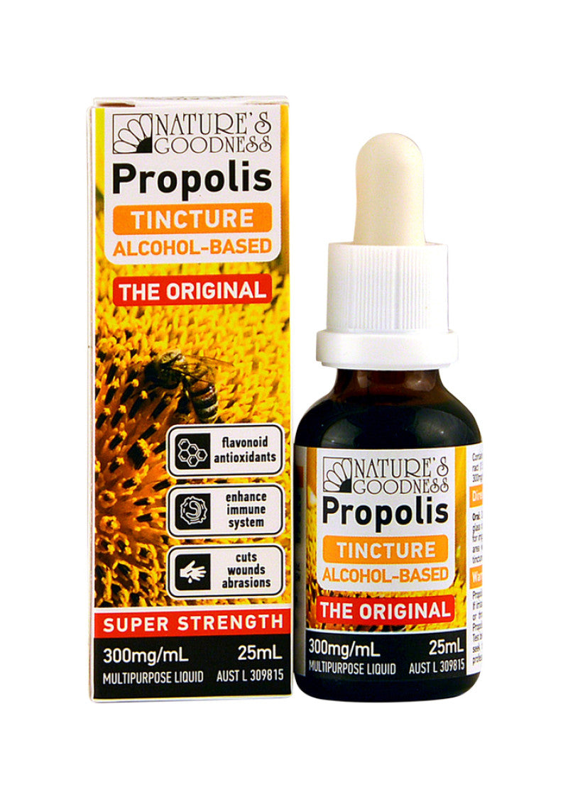 NAT GOODNESS PROPOLIS TINCTURE 300MG PER ML 25ML