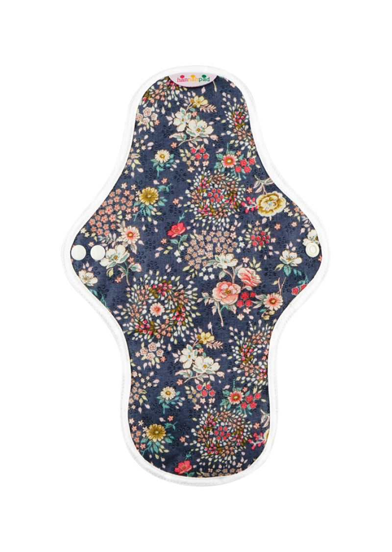 Hannah Pad Org Cotton Reusable Cloth Pad Long Liner Extra Grip