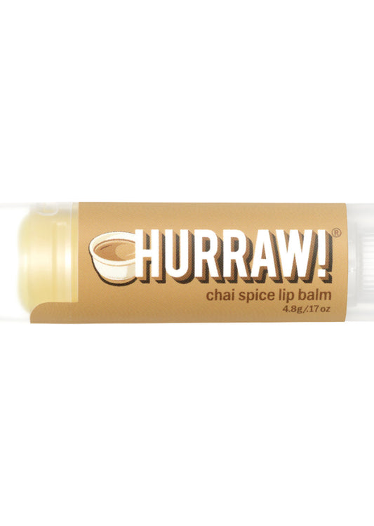 Hurraw! Org Lip Balm Chai Spice 4.8g