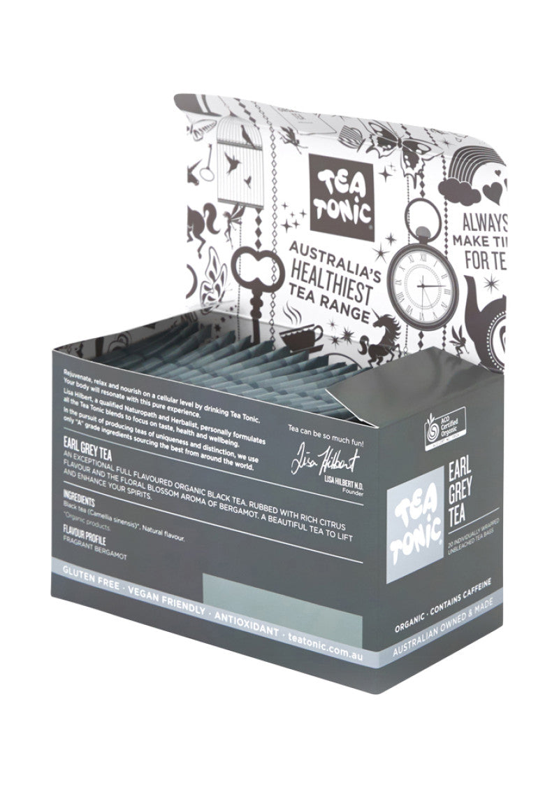 Tea Tonic Organic Earl Grey Tea x 20 Tea Bags