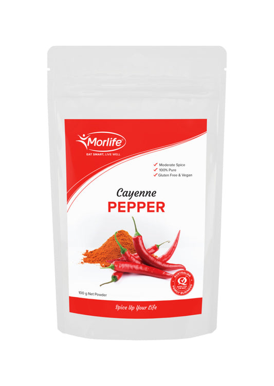 Morlife Cayenne Pepper Ground 100g