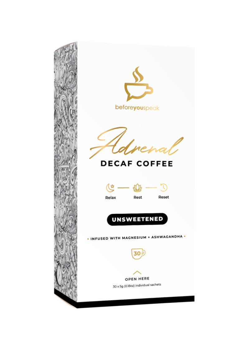 Before You Speak Coffee Decaf Adrenal Unsweetened 5g x 30 Pack