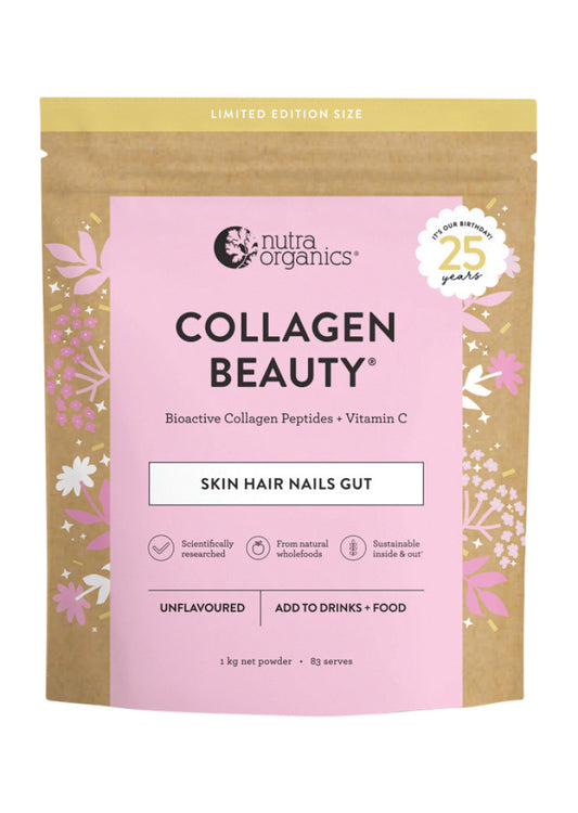 Nutra Organics Collagen Beauty Unflavoured 1kg