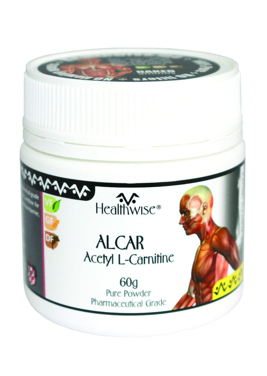 Healthwise Alcar (acetyl L Carnitine) 60g