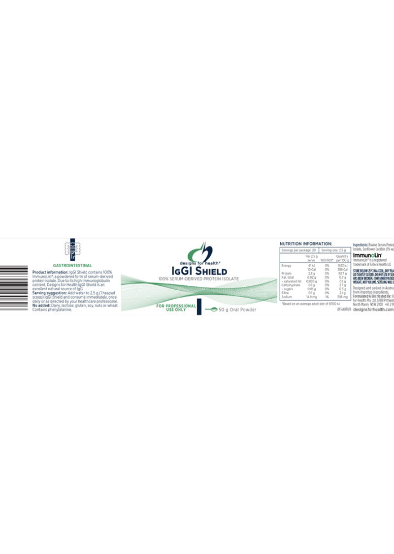 Designs for Health IgGI Shield 50g