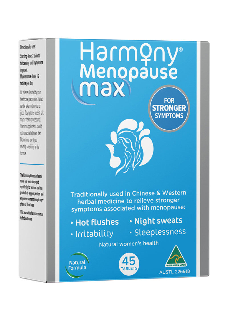 Martin Pleasance Harmony Menopause Max 45t