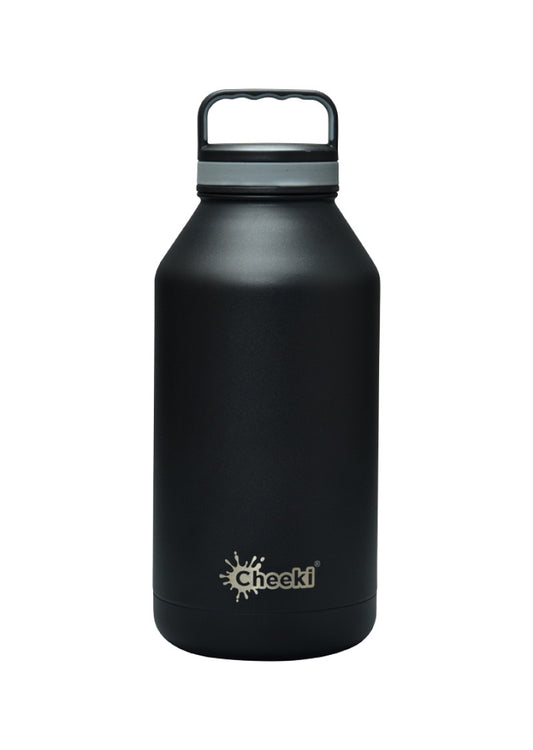 Cheeki Insulated Bottle Cheeki Chiller Black 1.9l