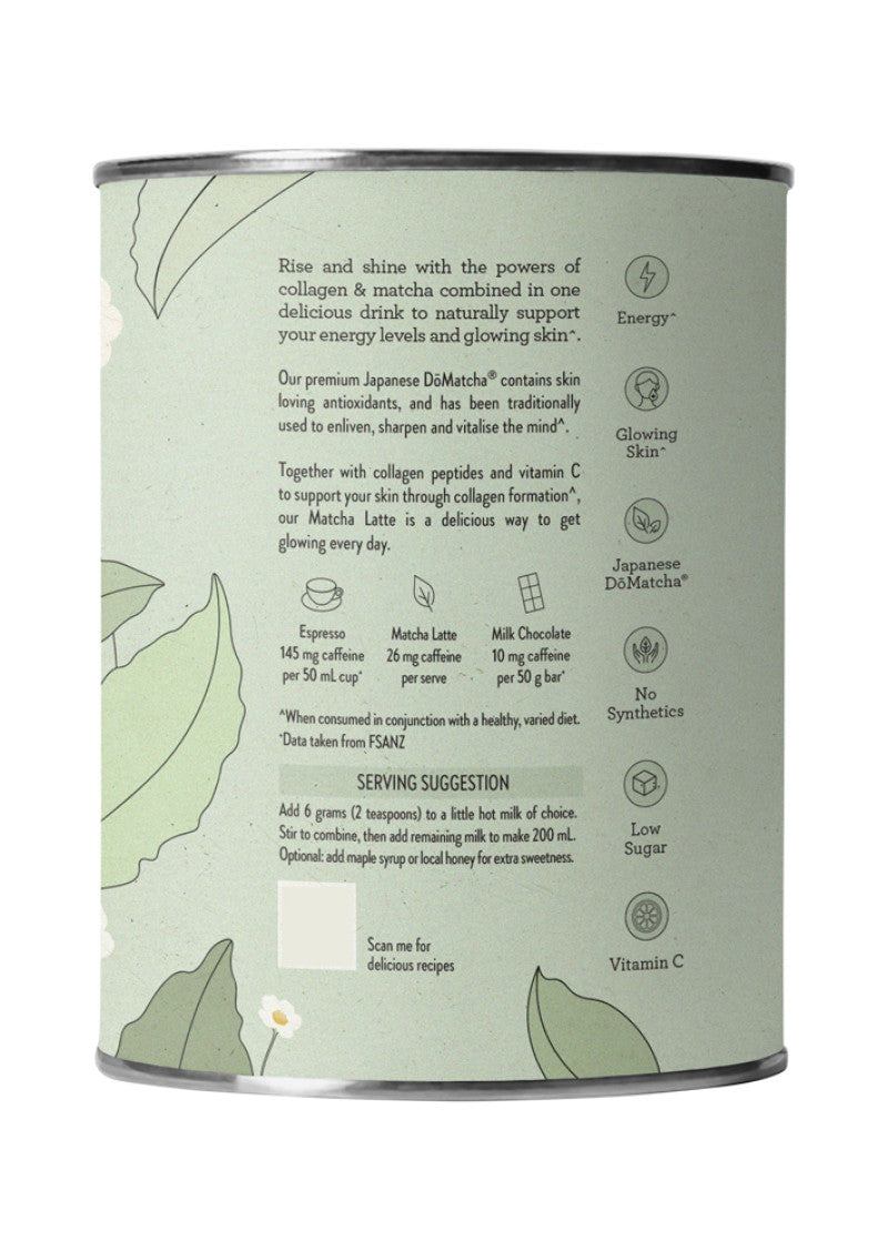 Nutra Organics Latte Collagen Matcha 100g