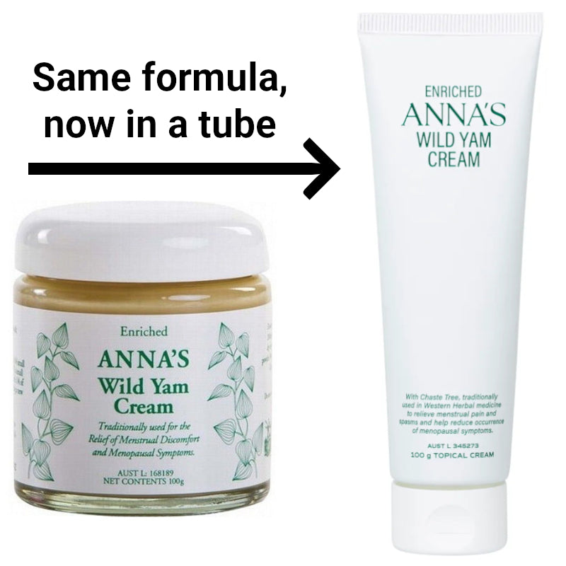 Anna's Wild Yam Cream 100g Tube