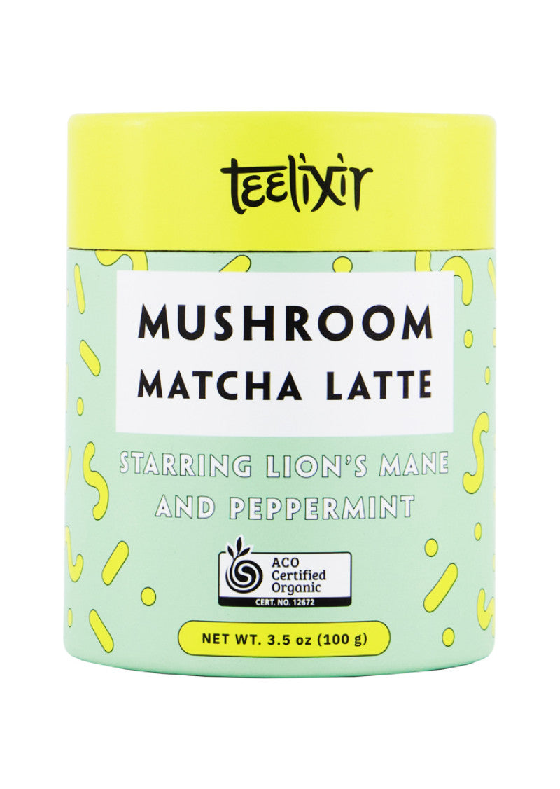 Teelixir Organic Mushroom Latte Matcha 100g