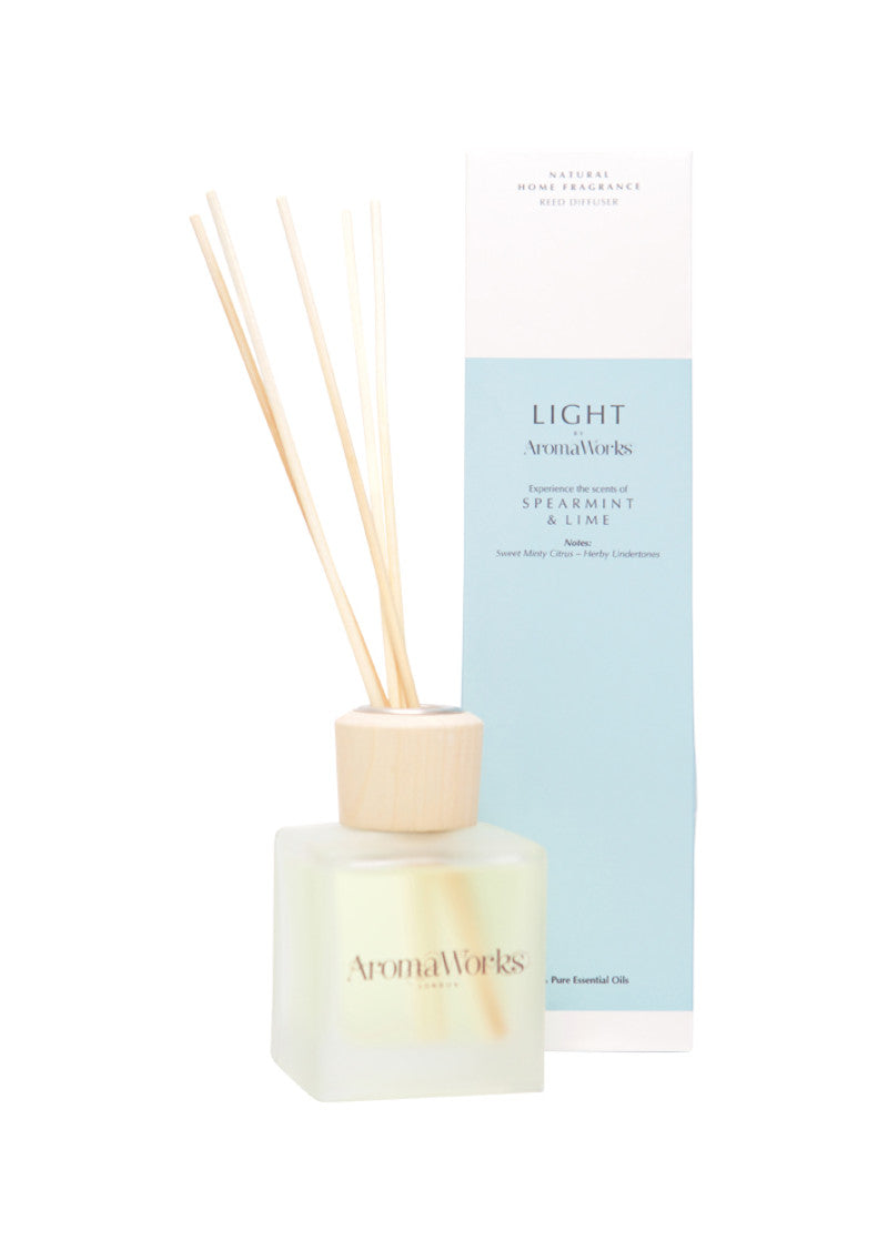 AromaWorks Light Reed Diffuser Spearmint and Lime 100ml