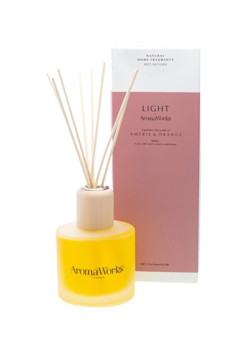 AromaWorks Light Reed Diffuser Amyris and Orange 200ml