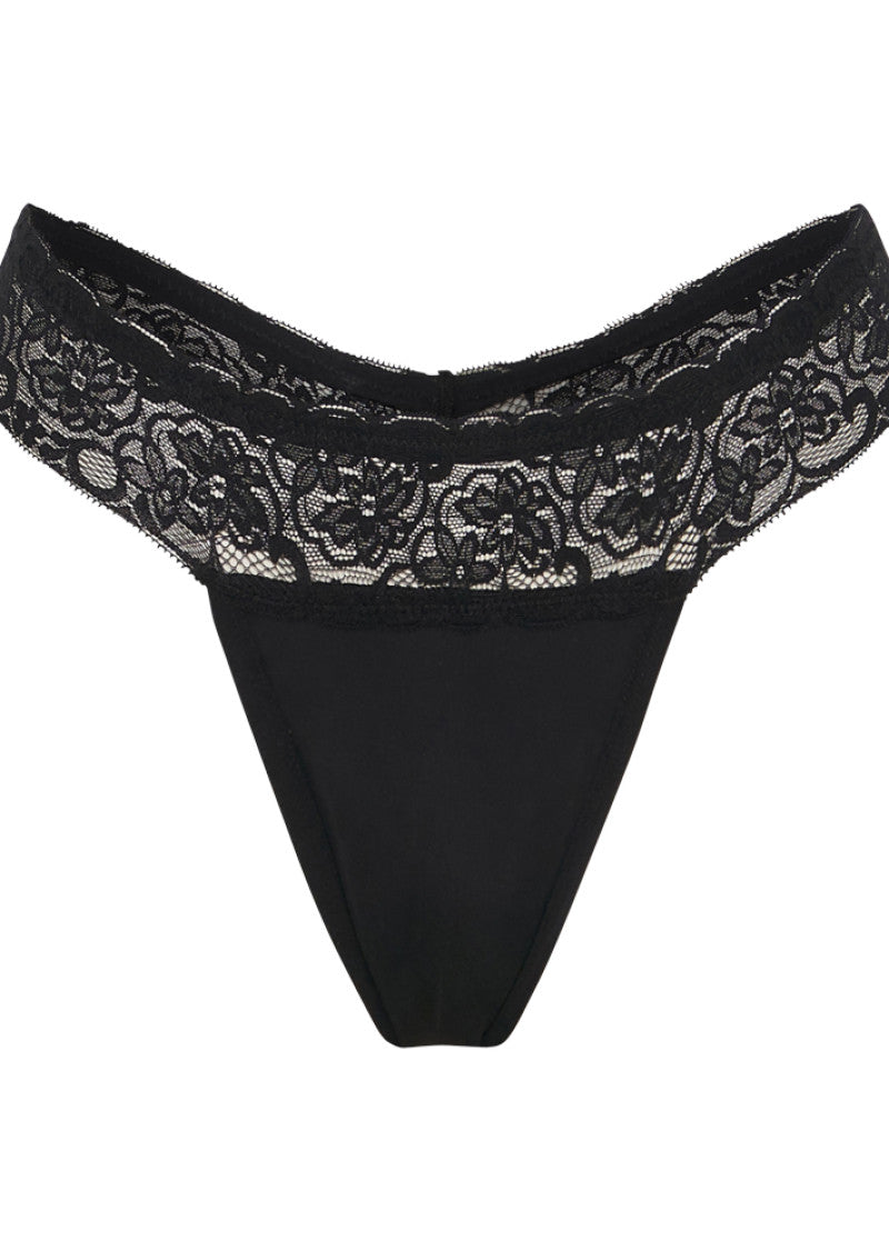 Pelvi Underwear Leakproof G String Black L