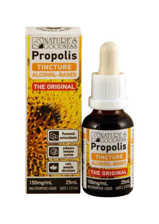 Nat Goodness Propolis Tincture 150mg per ml 25ml