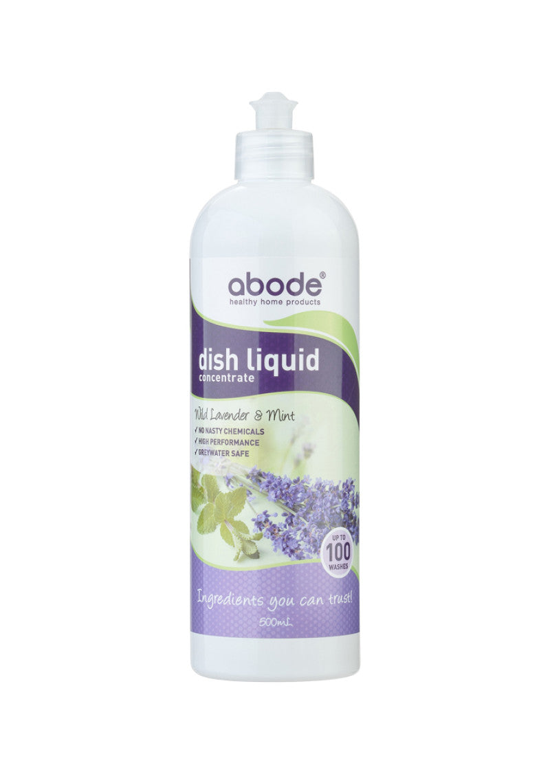 Abode Dish Liquid Concentrate Lavender Mint 500ml