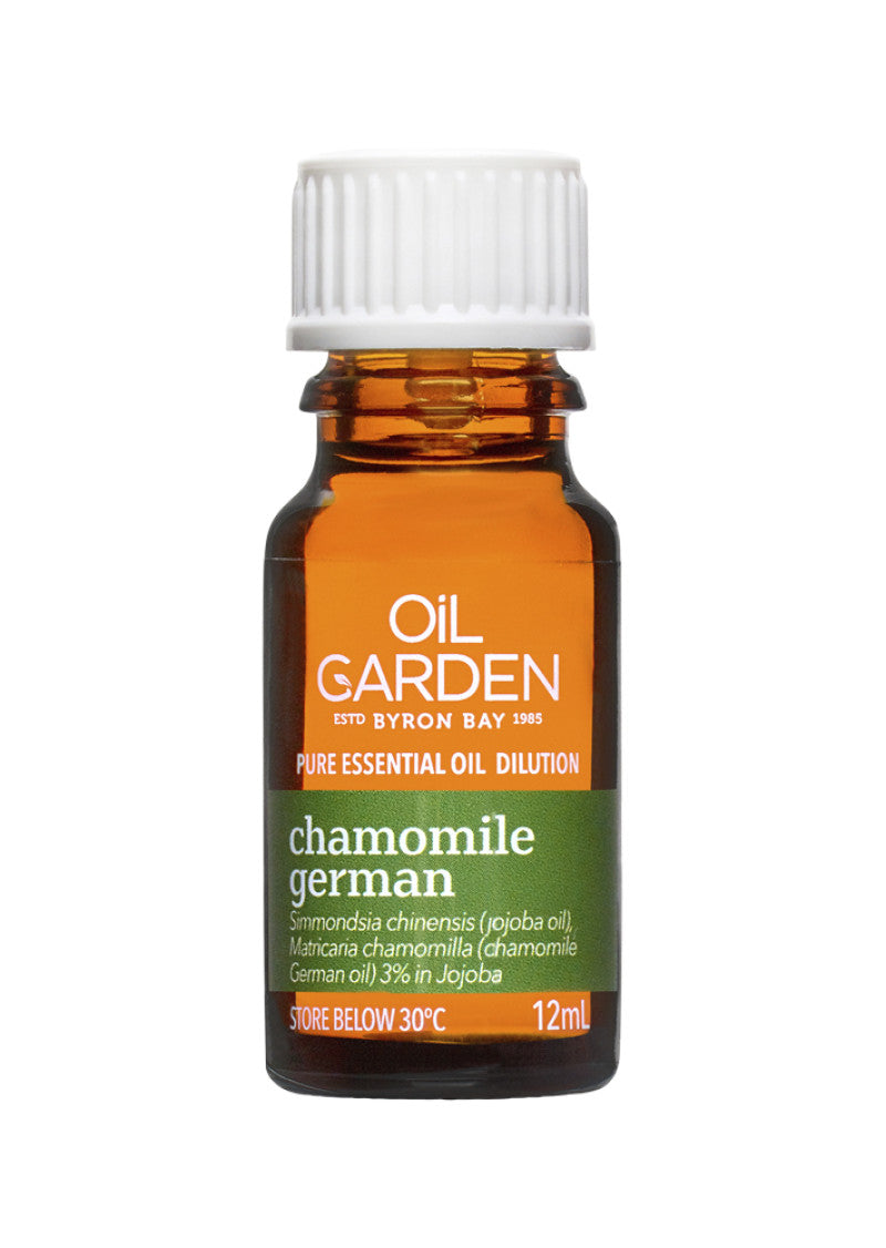 Oil Garden Essential Oil Dilutn Chamomile German 3 perc Jojoba 12ml