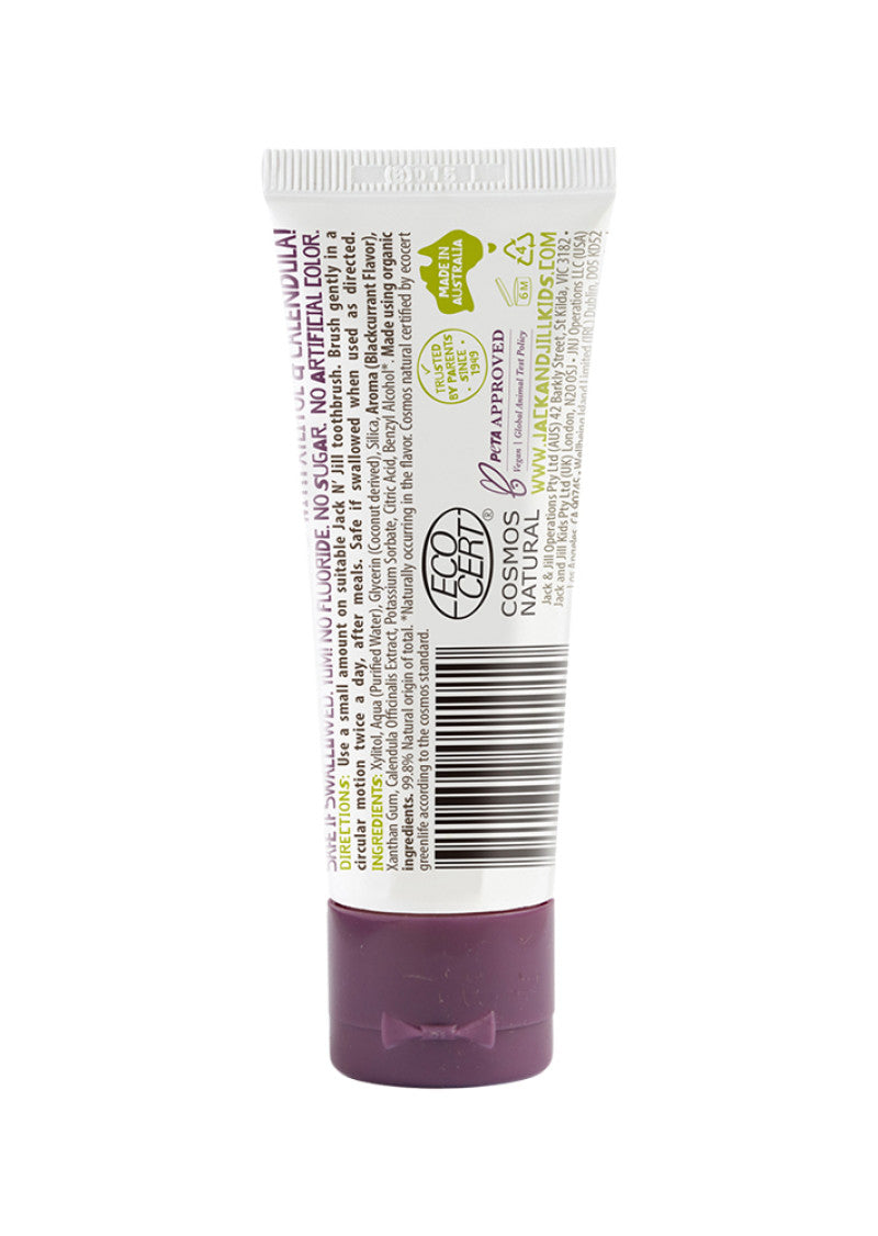 Jack N' Jill Natural Calendula Toothpaste Blackcurrant 50g