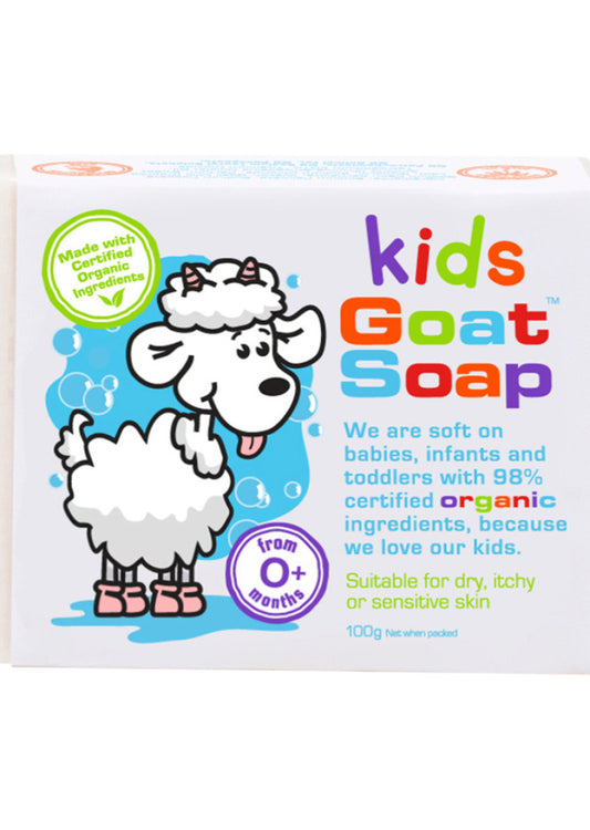 Goat Soap Aust Soap Bar Kids Organic 100g