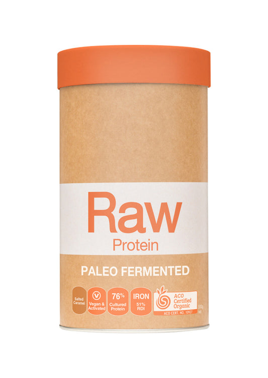 Amazonia Raw Protein Org Paleo Fermented Salted Caramel 500g