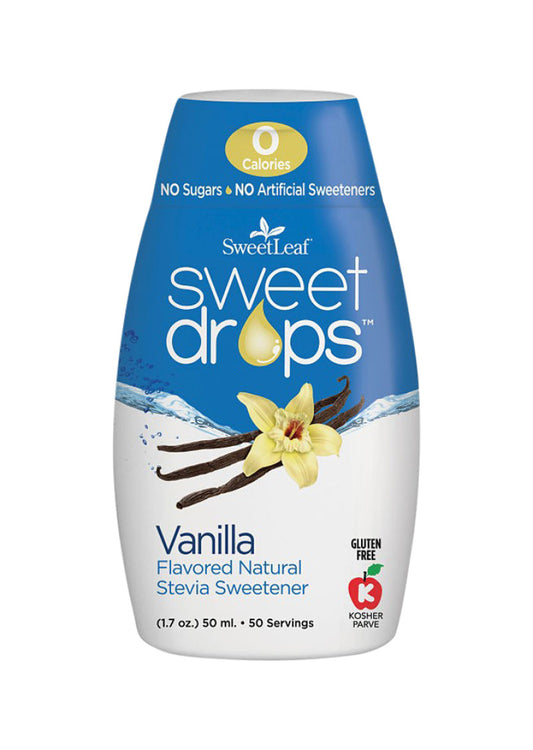 Sweet Leaf Sweet Drops Stevia Liq Vanil Crm Squeeze Pk 50ml