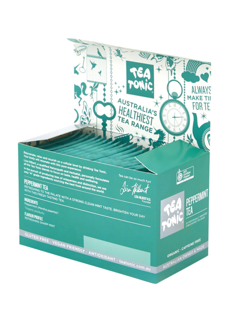 Tea Tonic Organic Peppermint Tea x 20 Tea Bags