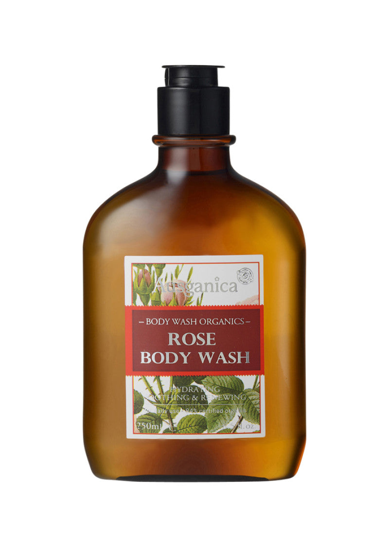 Ausganica Org Body Wash Rose 250ml