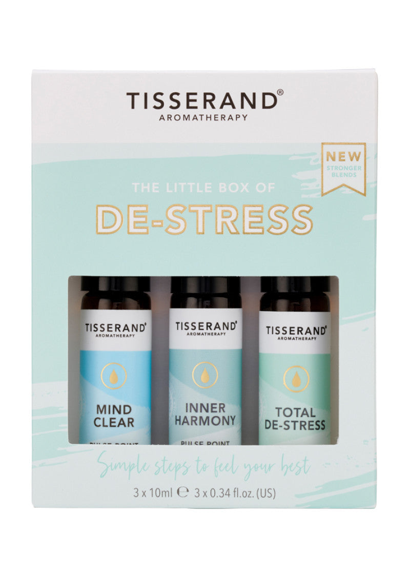 Tisserand Roller Ball Kit Little Box De Stress 10ml x 3 Pack