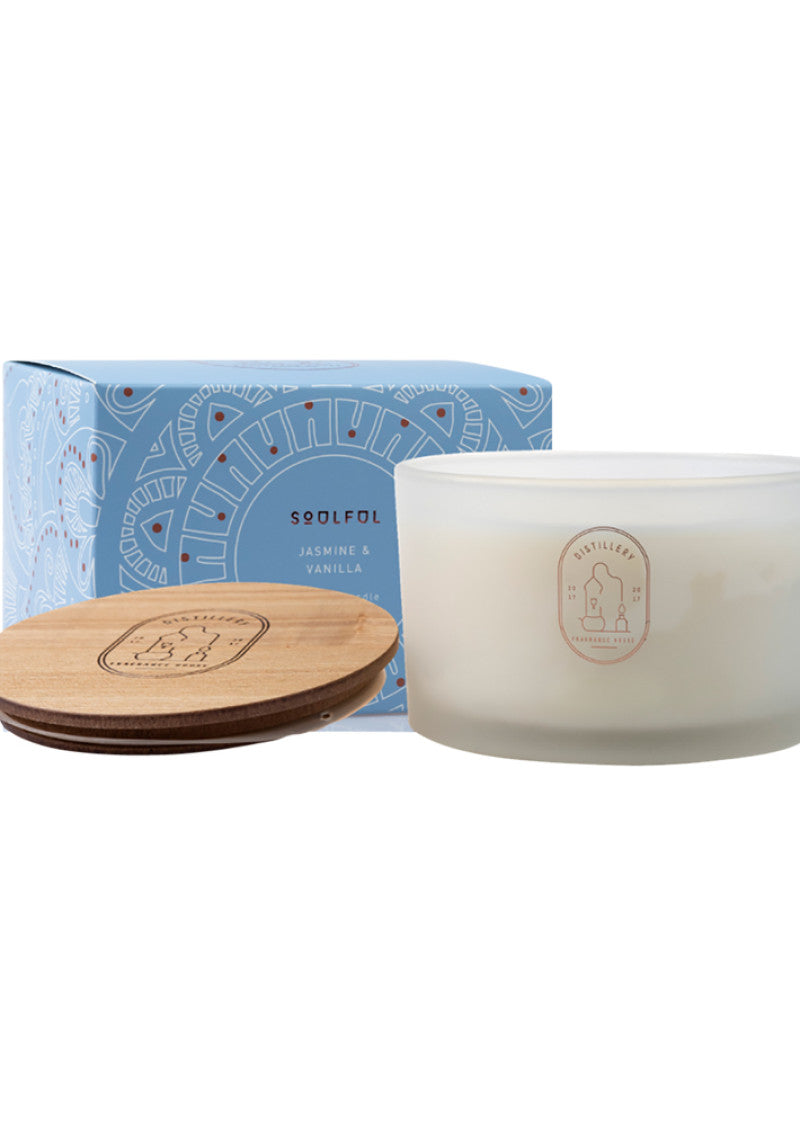 Distillery Soy candle Soulful Jasmine and Vanilla 450g