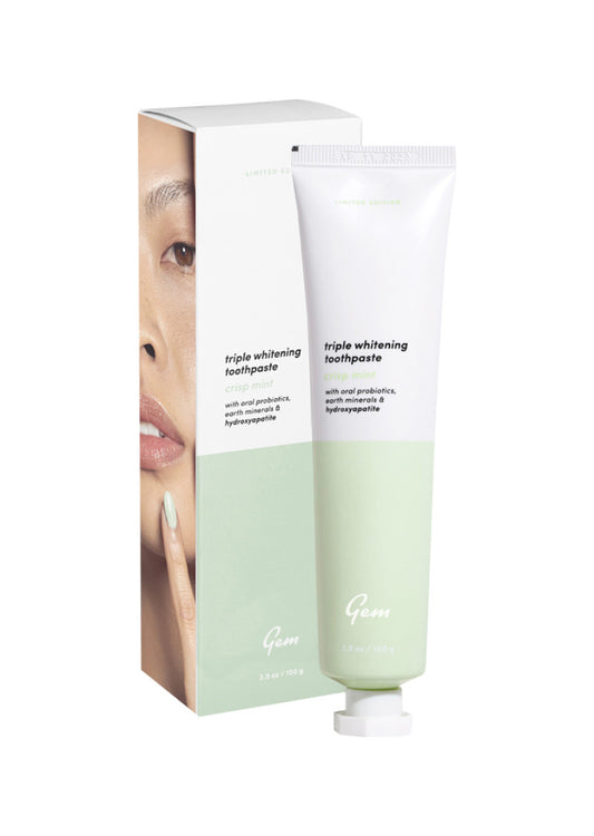 Gem Toothpaste Whitening Crisp Mint 100g