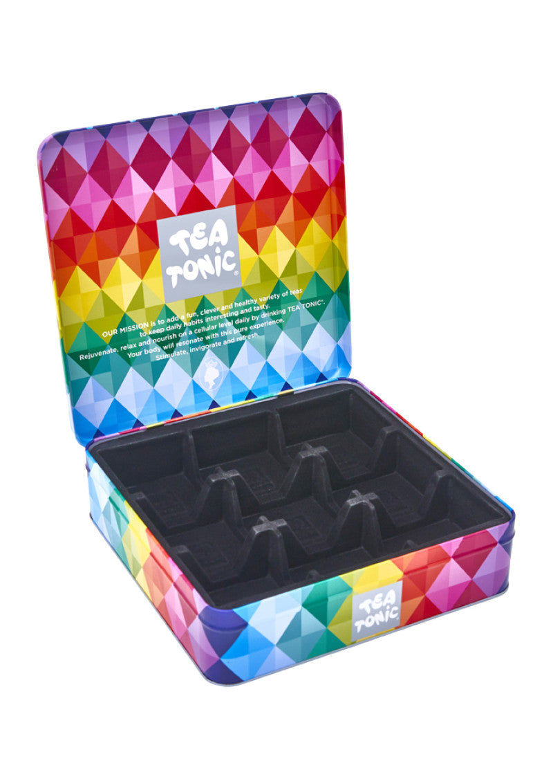 Tea Tonic Tin Tea Chest Deluxe x 63 Tea Bags