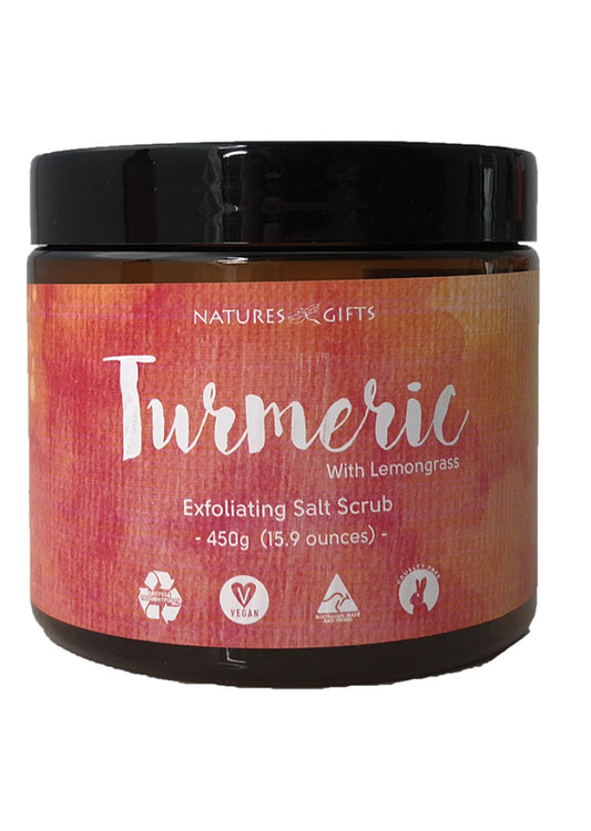 Clover Fields Ng Essent Turmeric Exfol Salt Scrub 450g