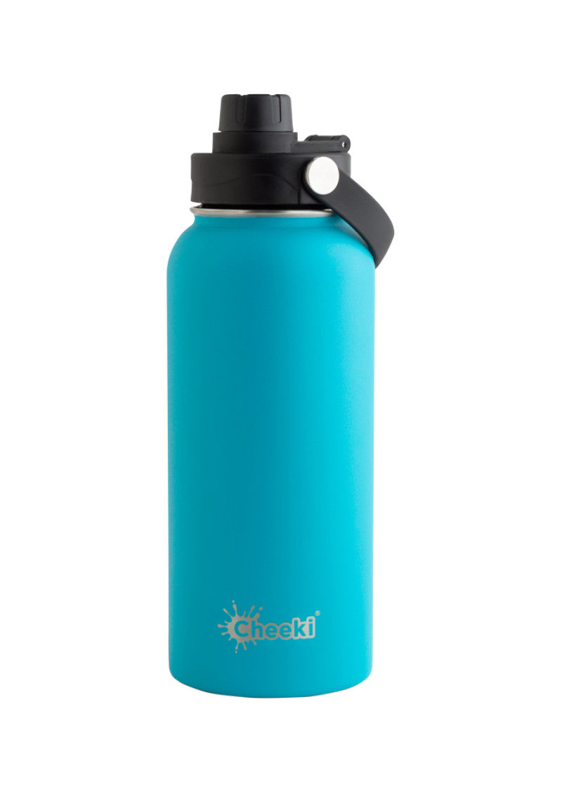 Cheeki Insulated Bottle Adventure Aqua (Large) 1L