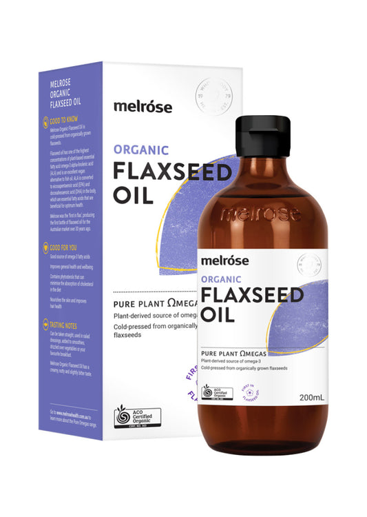 Melrose Flaxseed Oil Organic 200ml