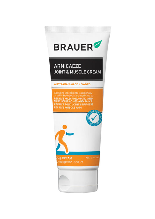 Arnicaeze Arnica Cream 100g Brauer Joint & Muscle