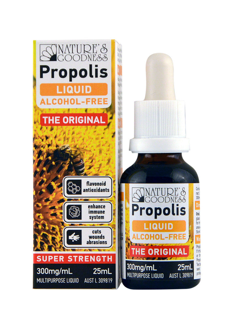 Nat Goodness Propolis Liq Alcohol Free Super Strngth 300mg per ml 25ml