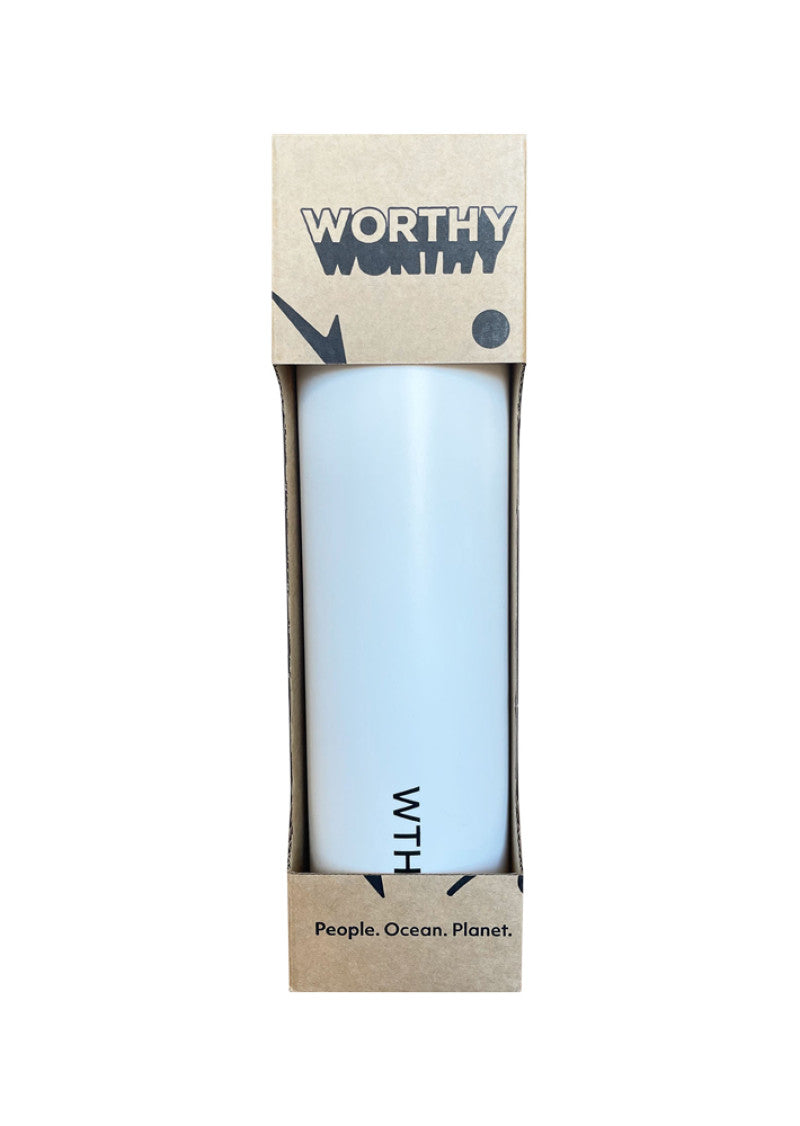 Worthy Bottle Sugarcane Pure White 750ml