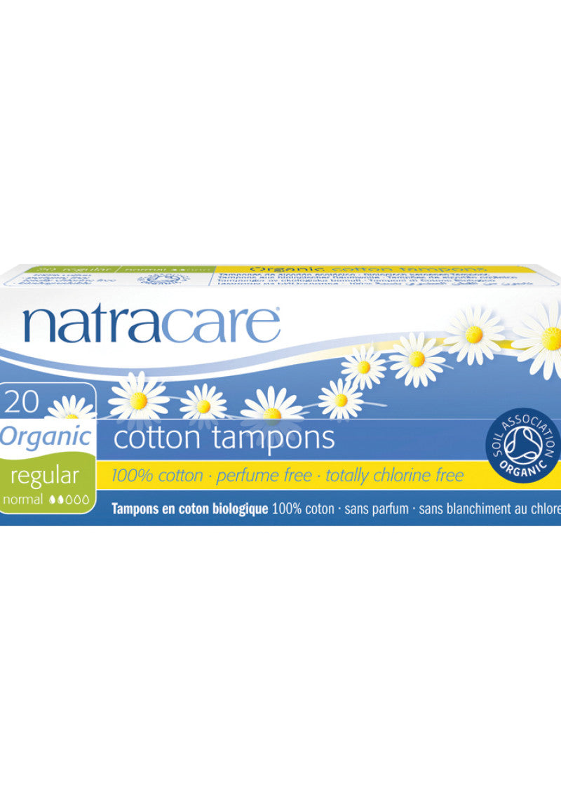 Natracare Tampons Org Cotton Regular x 20 Pack