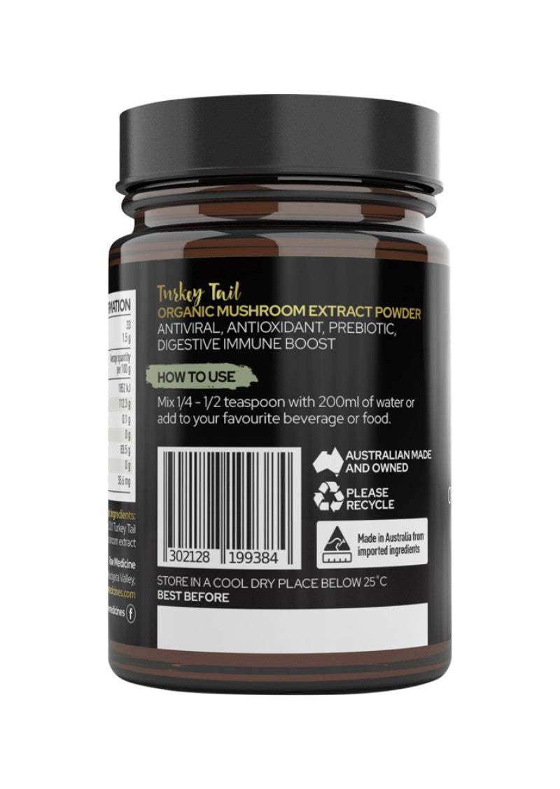 Raw Medicine Org Mushroom Extract Turkey Tail 50g