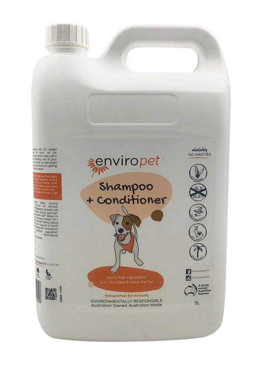 ENVIROPET PET SHAMPOO AND CONDITIONER 5L