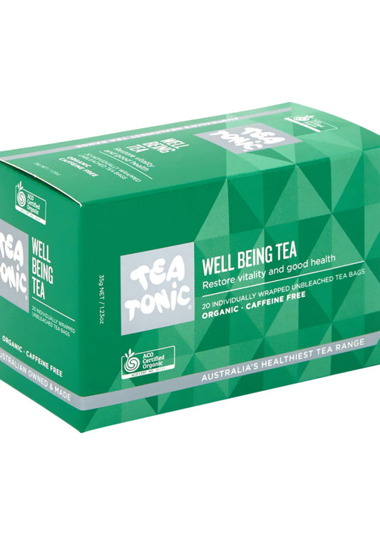 Tea Tonic Organic Well Being Tea x 20 Tea Bags