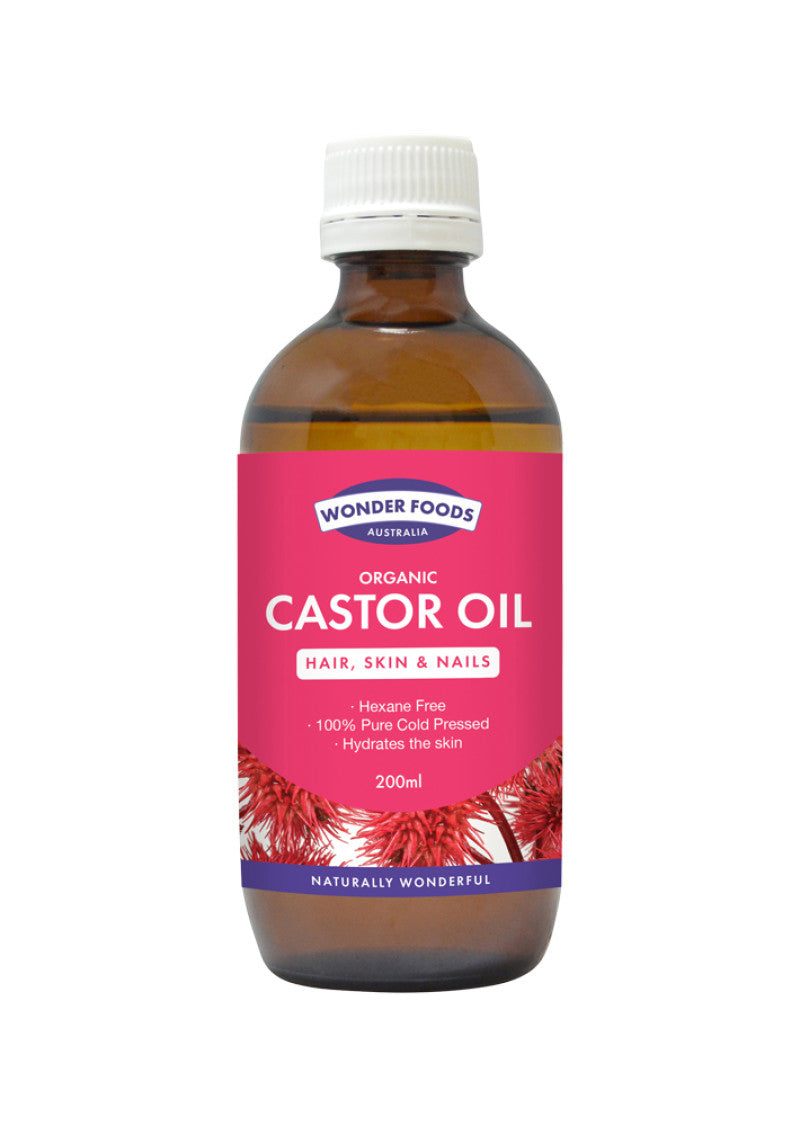 Wonder Foods Organic Castor Oil 200ml